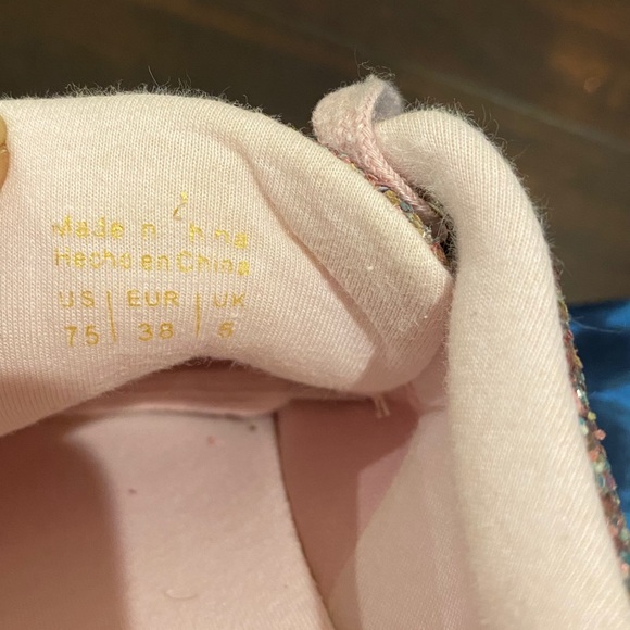 Aldo Glitter Pink Sneakers Size 7.5 - Picture 5 of 5